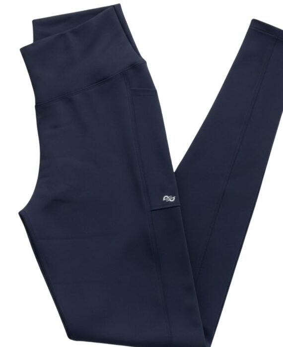 Closet T-Shirts - Legging Emana com Recortes e Bolso Lateral - Azul Marinho