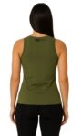 Closet T-Shirts – Regata Feminina Verde Militar Casual Lisa